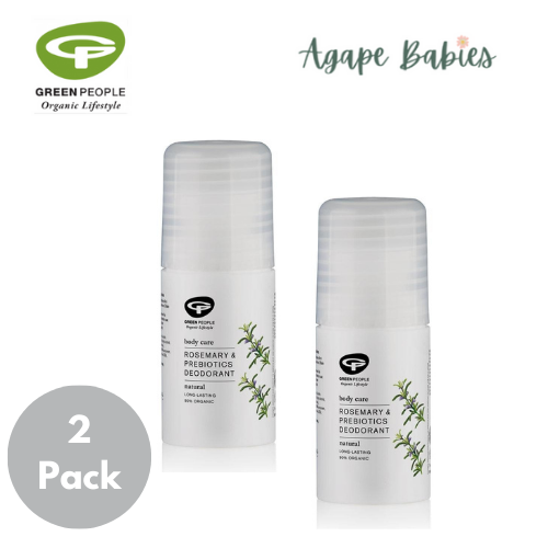 [Bundle Of 2] Green People Natural Deodorant - Rosemary, 75ml.Exp-05/26