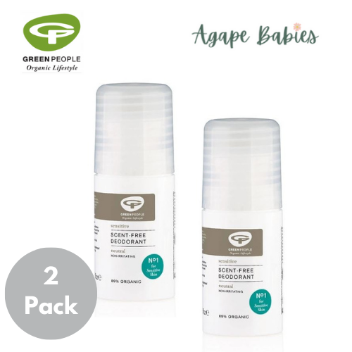 [Bundle Of 2] Green People Neutral Scent-free Deodorant, 75ml.Exp-12/25