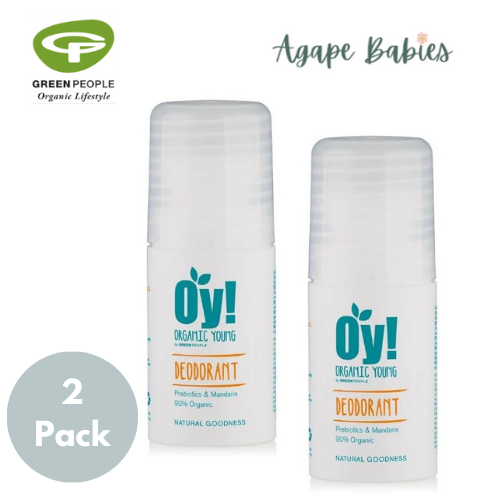 [Bundle Of 2] Green People Organic Young Roll on Deodorant, 75 ml Exp-12/25