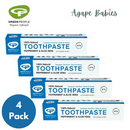 [Bundle Of 4] Green People Organic Peppermint & Aloe Vera Toothpaste, 50 ml. Exp-05/27