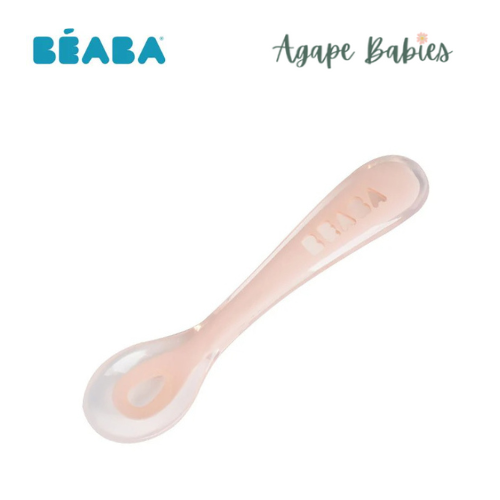 Beaba 2nd Age Soft Silicone Spoon - Pink