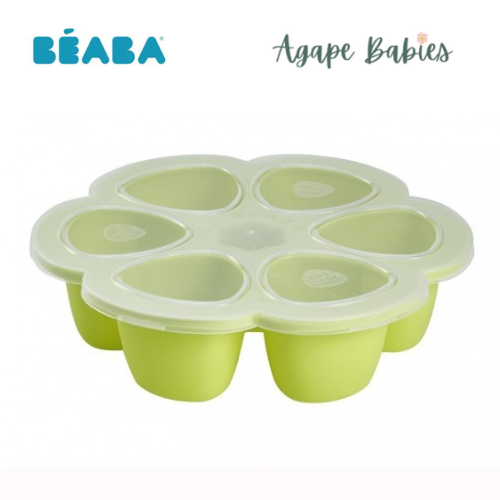 Beaba Silicone Baby Food Portions Tray, 6x90ml - 6 Colors!