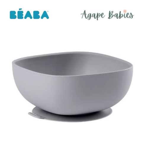 Beaba Silicone Suction Bowl - Grey