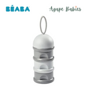 Beaba Stacked Formula Milk Container - Grey