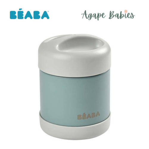 Beaba Stainless Steel Isothermal Portion 300 ml (Light Mist / Eucalyptus Green)