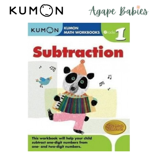 Kumon Grade 1 Maths Workbook: Subtraction