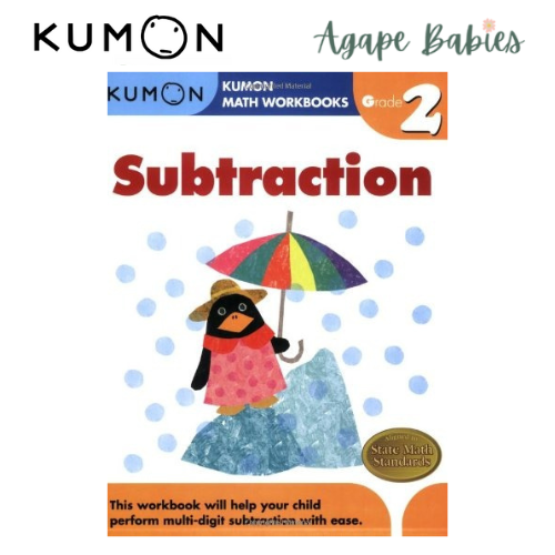 Kumon Grade 2 Maths Workbook: Subtraction