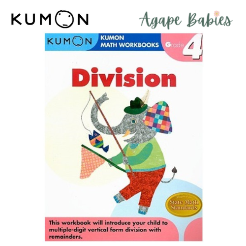 Kumon Grade 4 Math Workbook: Division