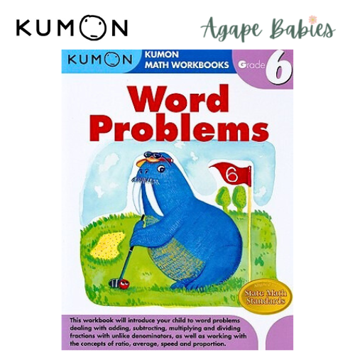 Kumon Grade 6 English Workbook: Word Problems