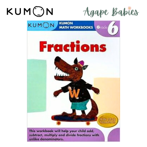 Kumon Grade 6 Math Workbook: Fraction