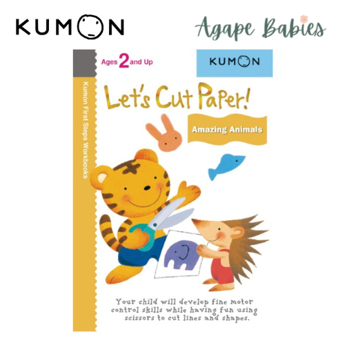 Kumon Let's Cut Paper! Amazing Animals