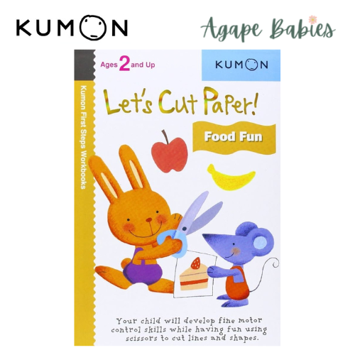 Kumon Let's Cut Paper! Food Fun (2 Years Up)