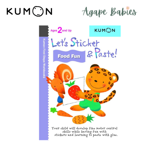 Kumon Let's Sticker & Paste! Food Fun! (2 Years Up)