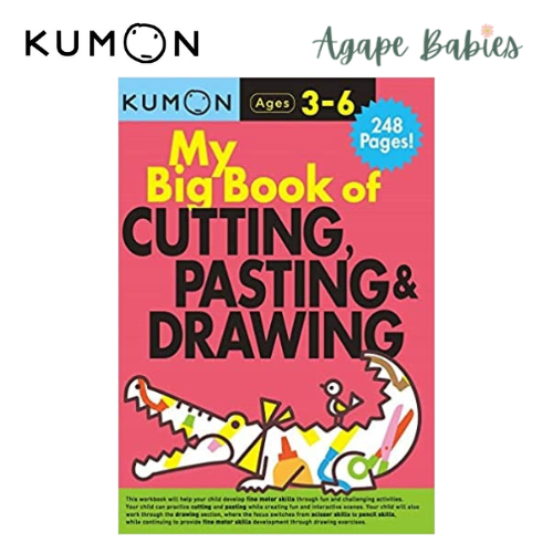 Kumon My Big Book Of Cutting, Pasting And Drawing