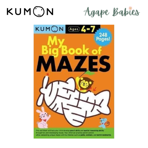 Kumon My Big Book Of Mazes