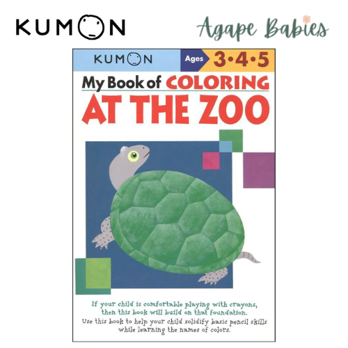 Kumon My Book of Coloring at the Zoo