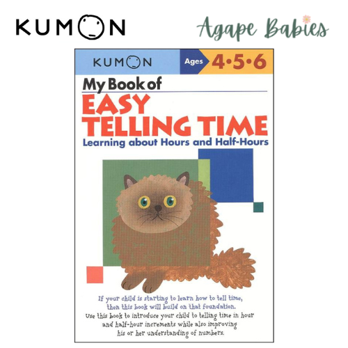 Kumon My Book of Easy Telling Time (Ages 4-6)