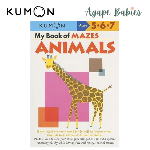 Kumon My Book of Mazes: Animals (5-7 Years)