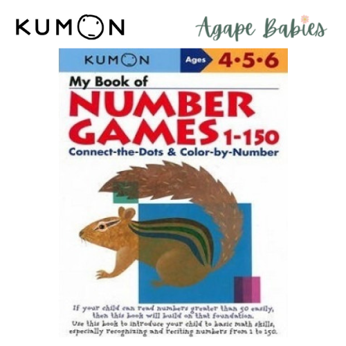 Kumon My Book of Number Games 1-150 (4-6 Years)