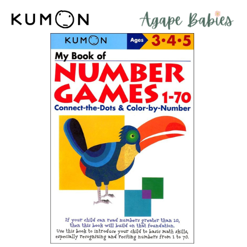 Kumon My Book of Number Games 1-70 (3-5 Years)