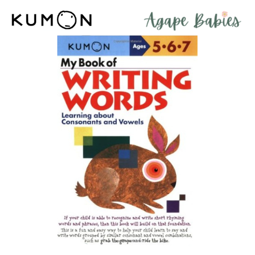 Kumon My Book of Writing Words