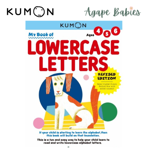 Kumon My First Book of Lowercase Letters (4-6 Years) (Revised Edition)