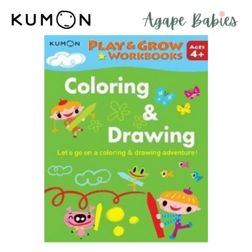 Kumon Play & Grow Workbks : Colouring & Drawing (4 Yrs Up)