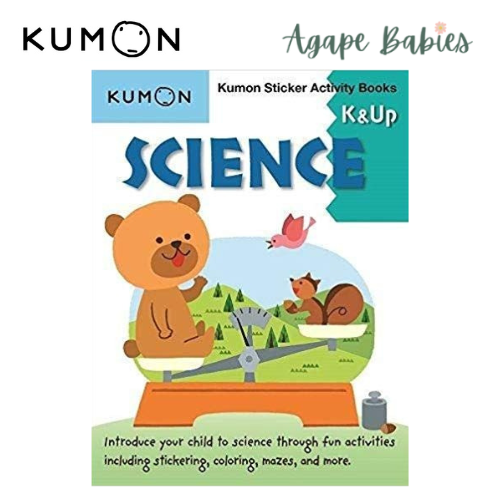 Kumon Science Sticker Activity Book - K & Up