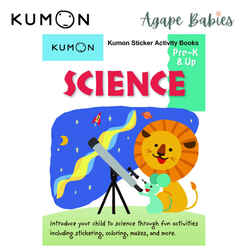 Kumon Science Sticker Activity Book - Pre-K & Up