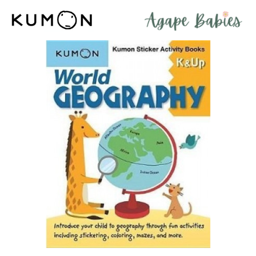 Kumon Sticker Activity Book : World Geography K And Up