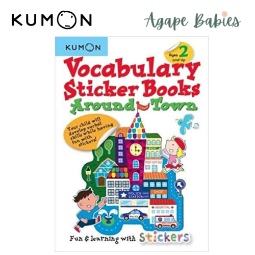 Kumon Vocabulary Sticker Books Around Town