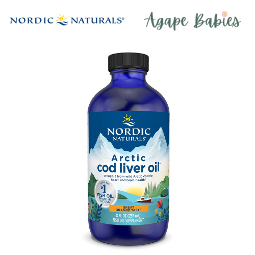 Nordic Naturals Arctic Cod Liver Oil - Orange, 237 ml.