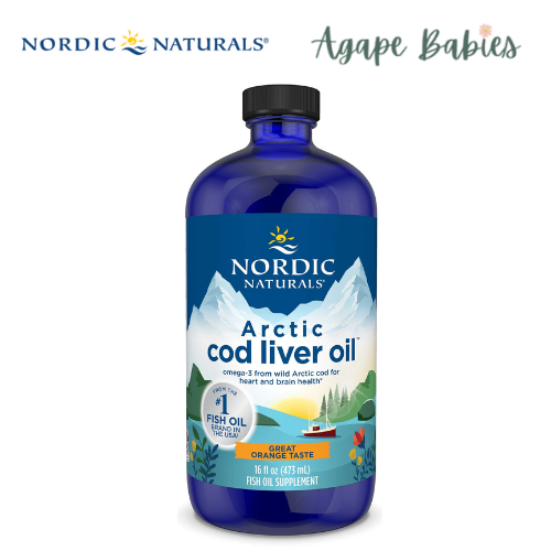 Nordic Naturals Arctic Cod Liver Oil - Orange, 473 ml.