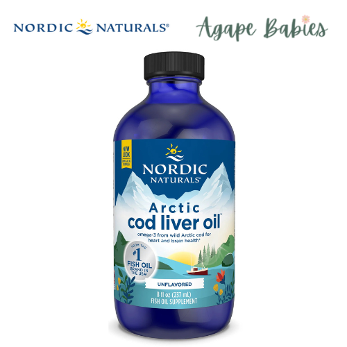 Nordic Naturals Arctic Cod Liver Oil - Plain, 237 ml.