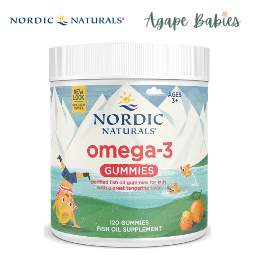 Nordic Naturals Nordic Omega-3 Gummies - Tangerine, 120 gums.