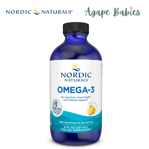 Nordic Naturals Omega-3 Liquid - Lemon, 237 ml.