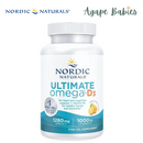 Nordic Naturals Ultimate Omega-D3 1000 mg - Lemon, 120 sgls. Exp : 12/27