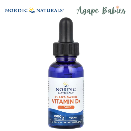 Nordic Naturals Vitamin D3 Vegan - Apple, 30 ml.