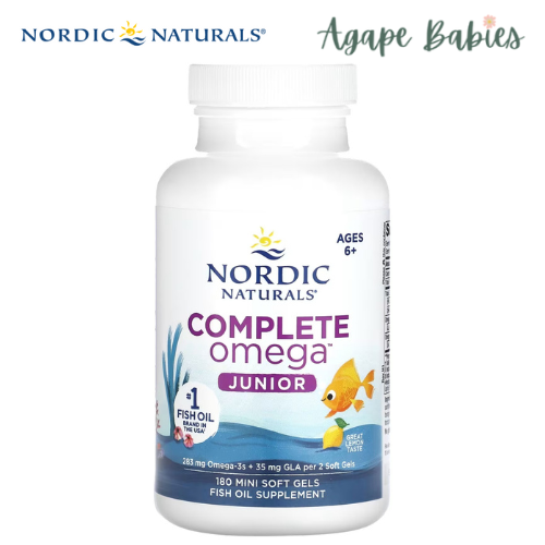 Nordic Naturals Complete Omega Junior 500 mg - Lemon, 180 sgls.