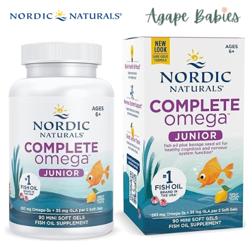 Nordic Naturals Complete Omega Junior 500 mg - Lemon, 90 sgls.