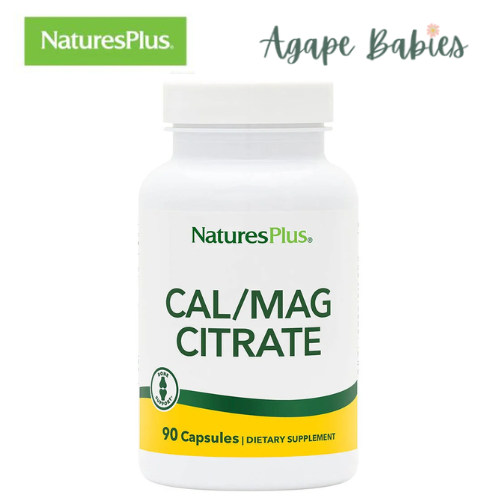 Nature's Plus Calcium/Magnesium Citrate 500/250 mg, 90 caps.