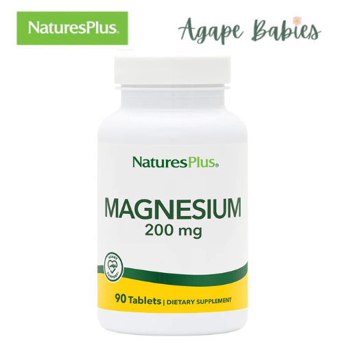 Nature's plus Magnesium (Biotron Amino Acid Chelate) 200 mg, 90 tabs.