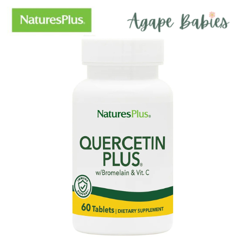 Nature's Plus Quercetin Plus with Bromelain & Vitamin C, 60 tabs.