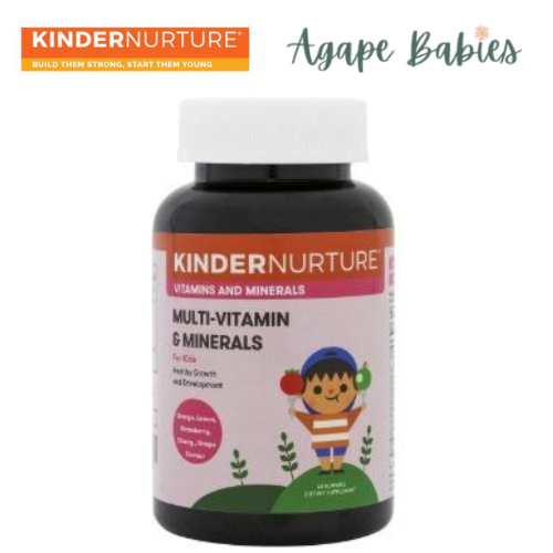 KinderNurture Children's Multi-Vitamin & Minerals Gummies - 2 Sizes Exp 03/26