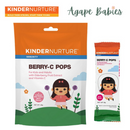 [Exp: 10/25] KinderNurture Immunity Berry-C Pops with Elderberry fruit extract and Vit C - 6 lollipops, 48 g