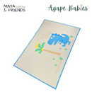 Maya & Friends Air Filled Rubber Baby Cot Sheet - 4 Design