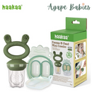 Haakaa Freeze-N-Feed Mini Combo - Feeder + Pea Green Tray - 10 Color