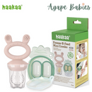 Haakaa Freeze-N-Feed Mini Combo - Feeder + Pea Green Tray - 10 Color