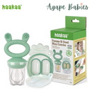 Haakaa Freeze-N-Feed Mini Combo - Feeder + Pea Green Tray - 10 Color