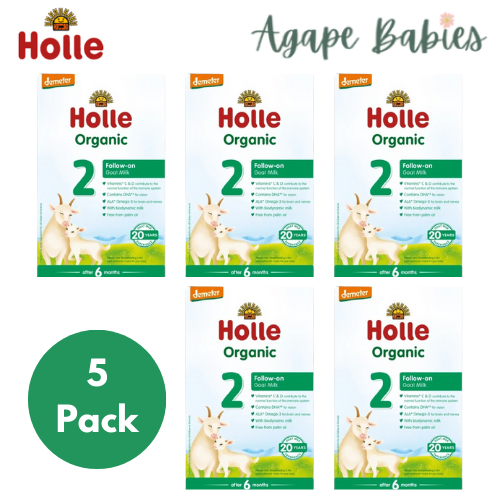 [Exp: 06/26] Holle Organic Goat Milk Follow-on Formula 2 400g (from 6 mths) x 5 Packs